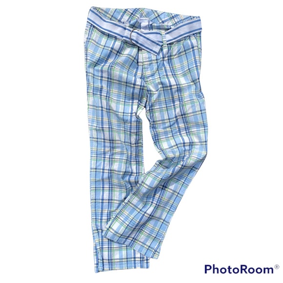 RARE Y2K LOW RISE ANKLE LENGTH PLAID TROUSERS CLASSIC PLAID PANTS ⭐️⭐️⭐️⭐️⭐️ - Picture 11 of 11